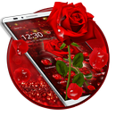 Red Rose Petals Theme APK