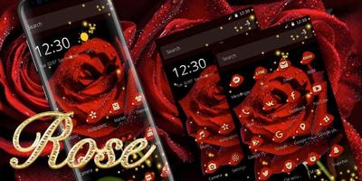 Fresh Red Rose Romantic Theme screenshot 3