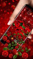 ロマンチックな赤いバラの重力のテーマ スクリーンショット 2