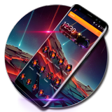 Red Space Meteor Theme icon