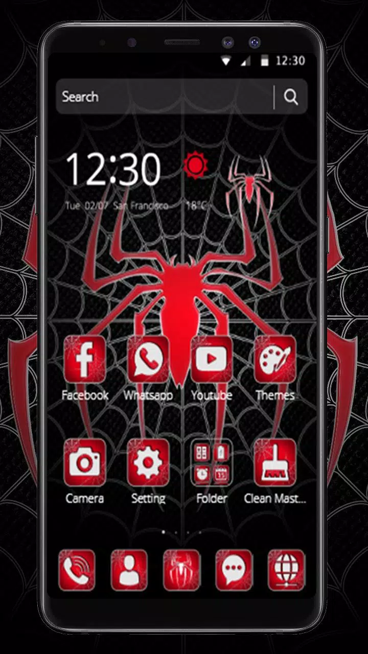 Red Spider Web Theme APK for Android Download Red Spider Web Theme APK for Android Download