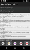 Lazy UnTweet (BETA) ภาพหน้าจอ 3