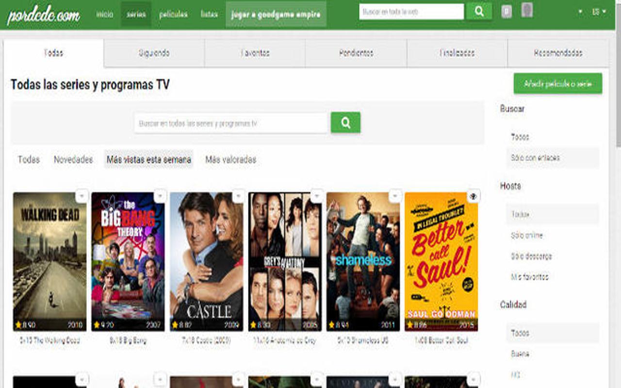 Pordede Gratis Series Y Peliculas Catalogo For Android Apk Download