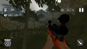 Wild Jungle Animals Deer Shooter 3D capture d'écran 2