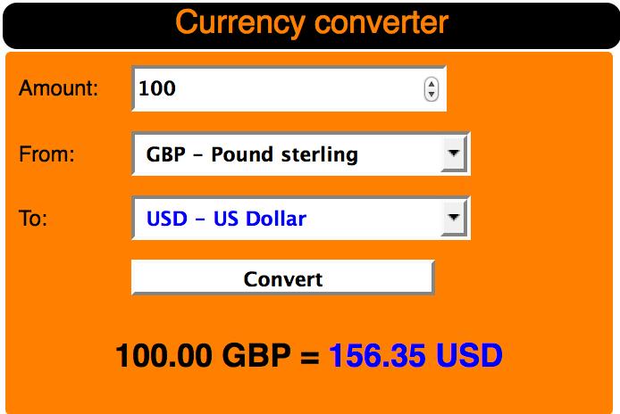 Конвертер валют перевод