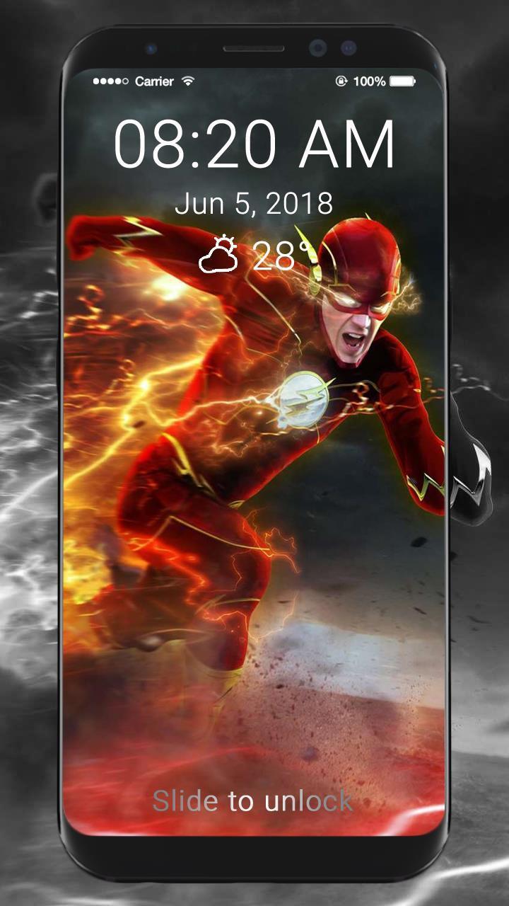 The Flash Wallpaper Hd Lock Screen For Android Apk Download