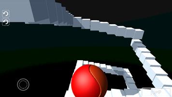 Red Ball Balance 3D Free: Roll capture d'écran 1