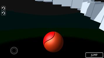 Red Ball Balance 3D Free: Roll screenshot 2