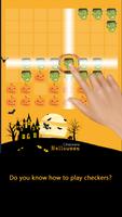 Halloween Checkers Tournament Affiche