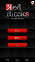 Red Blocks Plakat