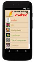 Ternak Burung LoveBird Affiche