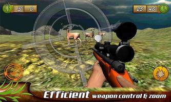 Deer Hunting Jungle Sniper capture d'écran 2