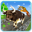 Angry Bull Run: Farm Animal Escape Subway Rush