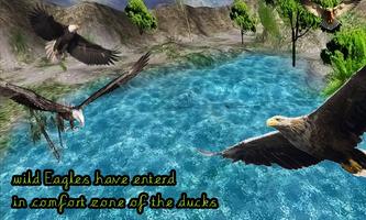 Duck Rescue Wild Eagle Attack Affiche