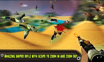 Desert Birds Hunting Sniper 3D capture d'écran 1