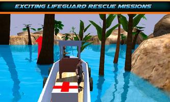 Island LifeGuard Rescue Boat screenshot 2