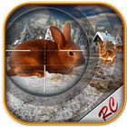 Rabbit Hunter Snow Mountain 3D icône