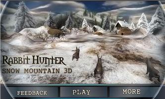 Rabbit Hunter Snow Mountain 3D Affiche
