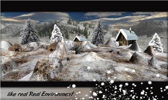 Rabbit Hunter Snow Mountain 3D capture d'écran 1