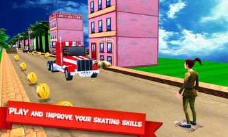Street Dash Skater 3D capture d'écran 1
