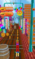 Subway Hoverboard Run Anger Dash Princess Poster