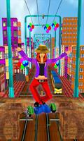 Subway Hoverboard Run Anger Dash Princess captura de pantalla 2