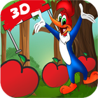 subway woody angry woodpecker : jungle adventures icône