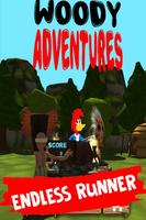 subway woody angry woodpecker : jungle adventures Affiche