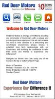 Red Deer Motors plakat