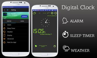 Digital Alarm Clock Free Affiche