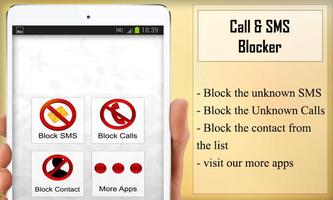 Anrufe und SMS Blocker Plakat