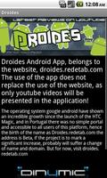 Droides - Apps/Phones Reviews capture d'écran 1