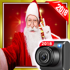 Take your photo with santa : chrismas images 2018 icône