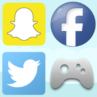Snap, Facebook, Twitter - Game icône