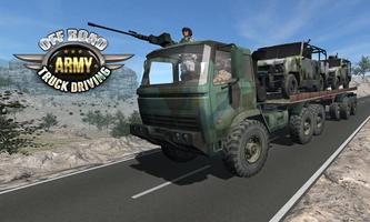 Offroad Army Truck Driving Affiche