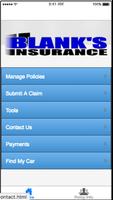 Blank's Insurance Cartaz