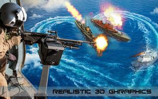 Gunship Helicopter War - Luftangriff Schlacht Plakat