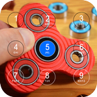 Fidget Spinner wallpaper lock screen prank ไอคอน