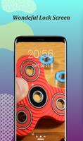 Fidget Spinner wallpaper lock screen prank Plakat