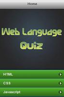 Web Language Quiz Plakat