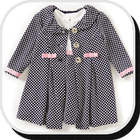 फैशनेबल बेबी ड्रेस डिजाइन आइकन