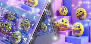 3D Emoji Keyboard Theme