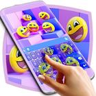 3D Emoji Keyboard Theme icône