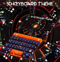 3D-Tastatur-Thema Plakat