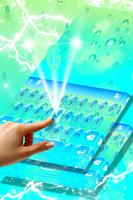 Water Drops Keyboard syot layar 1