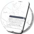 ikon White Marble Keyboard