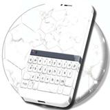 白い大理石のキーボード アイコン