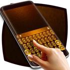 Amber Gold Keyboard Theme icône