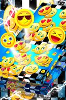 Tema do teclado Emoji Race imagem de tela 3