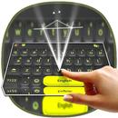 Grey Yellow Neon Keyboard APK